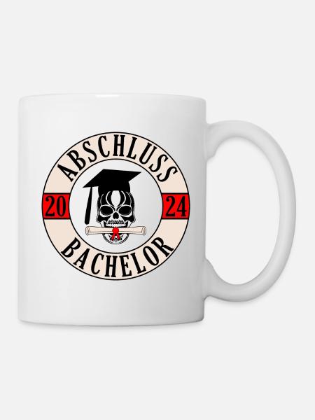 Bachelor Totenkopf 2024 - Tasse - Weiß