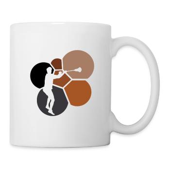 Lacrosse Intercrosse field Lacrosse Sticks - Mug - white - Right