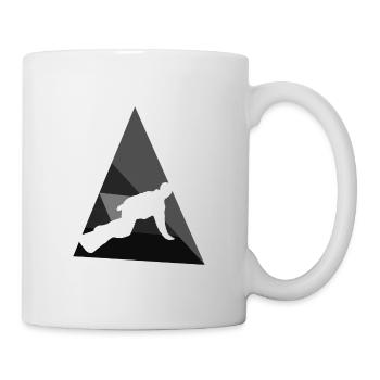 Snowboard Wintersport Freestyle - Tasse - Weiß - Rechts