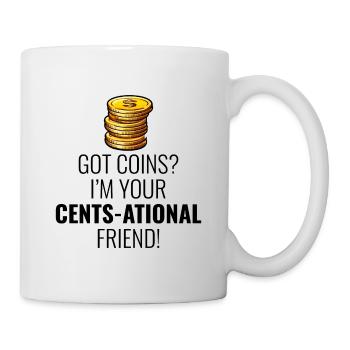 Coin Collecting Collector Numismatic Numismatist - Mug - white - Right