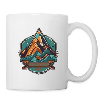 Mountain Vibes / Mountains / Hiking / Summit / Stone - Mug - white - Right