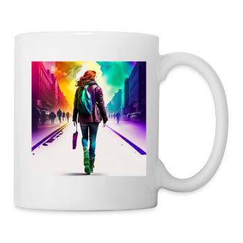 walk on pride side - Mug - white - Right