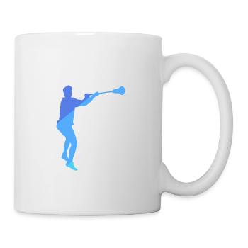 Lacrosse Intercrosse Crosse field - Mug - white - Right