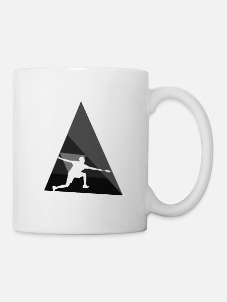 Badminton Drop Drop Badmintonspieler - Tasse - Weiß