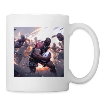 Ruuun ! - Rugby - Mug blanc - blanc - Droite