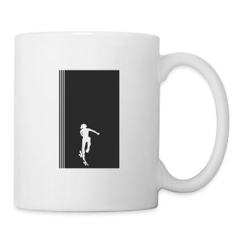 Skateboard Skateboarder Skating Halfpipe - Mug - white - Right
