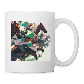 Course Hippique - Epic - Mug blanc - blanc - Droite