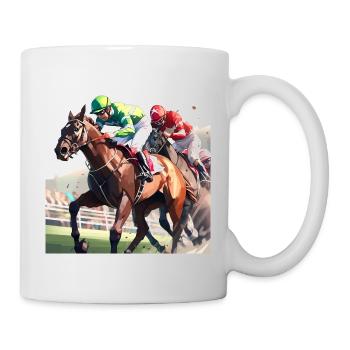 Sprint Hippique - Mug blanc - blanc - Droite