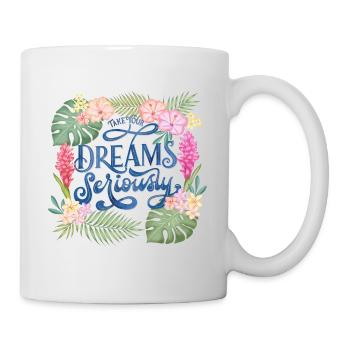 Croyez en vos rêves - Mug blanc - blanc - Droite