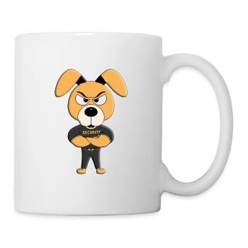 HUND - WACHHUND - SECURITY - BODYGUARD - HUNDE - Tasse - Weiß - Rechts