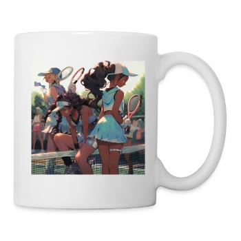 Blue Team Ready ! - Tennis - Mug blanc - blanc - Droite
