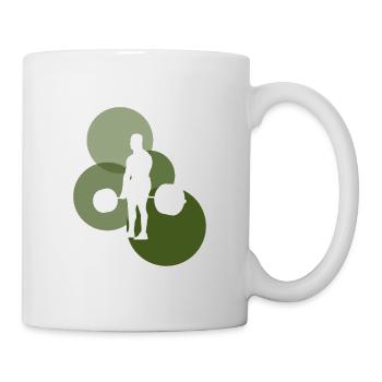 Bodybuilding Gym Weightlifting - Tasse - Weiß - Rechts