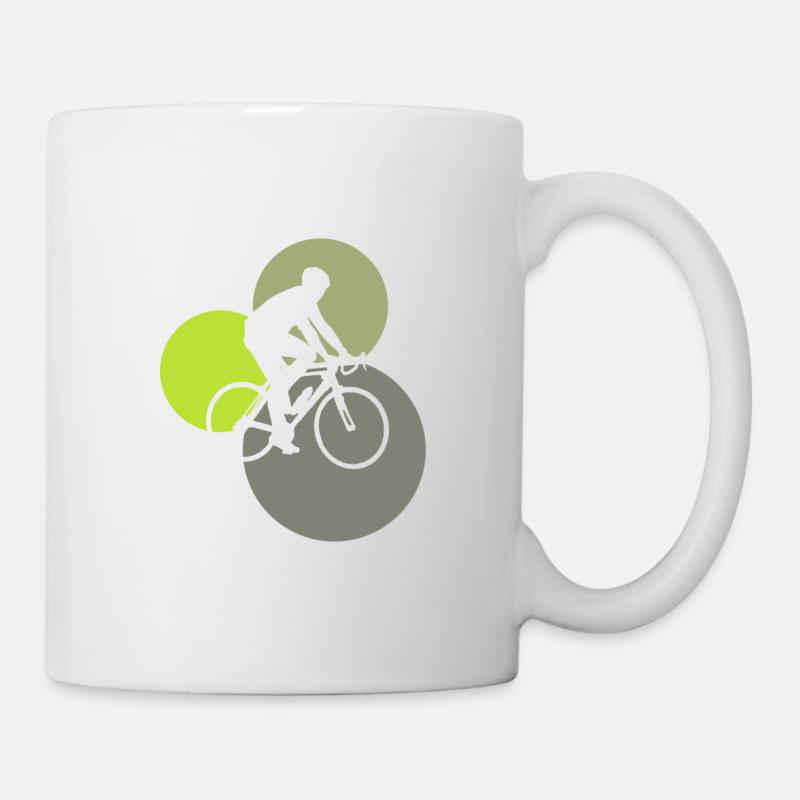 Vélo de vélo - Mug blanc - blanc
