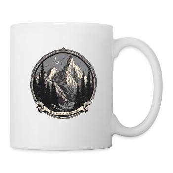 Aventure / Montagne / Pics / Randonnée - Mug blanc - blanc - Droite