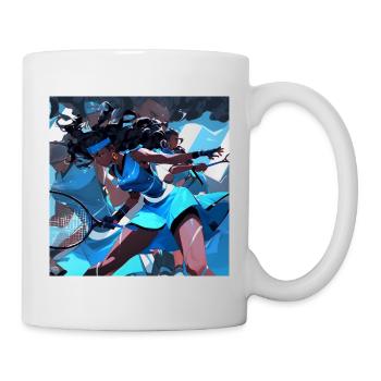 Prêt à Smash ! - Mug blanc - blanc - Droite