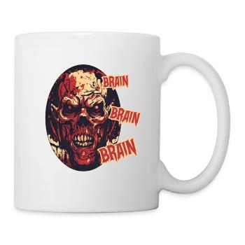 Zombie / Apocalypse / Undead / Horror / Virus / Logo - Mug - white - Right