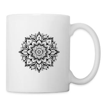 Yogi, Prana Mandala in black - Mug - white - Right