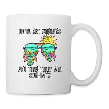 There are Sundays, and then there are SUN-DAYS - Mug - white - Right