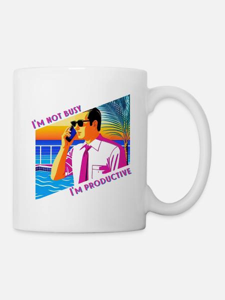 I’m not busy, I’m productive - Mug - white