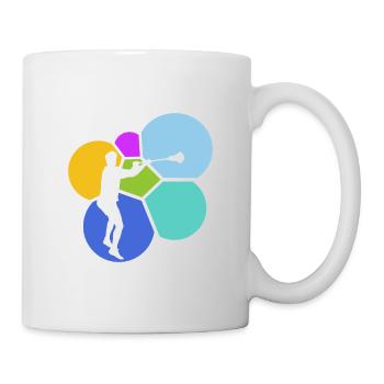 Lacrosse Intercrosse box Crosse - Mug - white - Right
