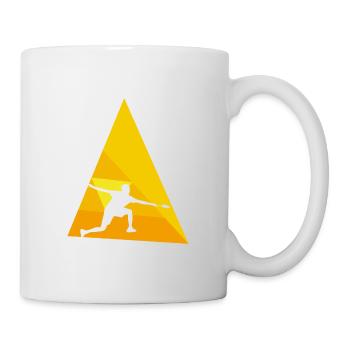 Badminton Drop Drop Badminton Racket - Mug - white - Right