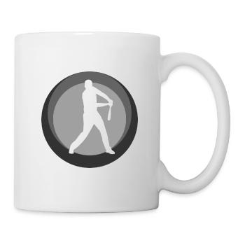 Baseball Fielding Catcher - Tasse - Weiß - Rechts