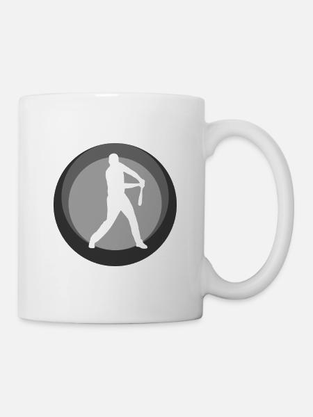 Baseball Fielding Catcher - Tasse - Weiß