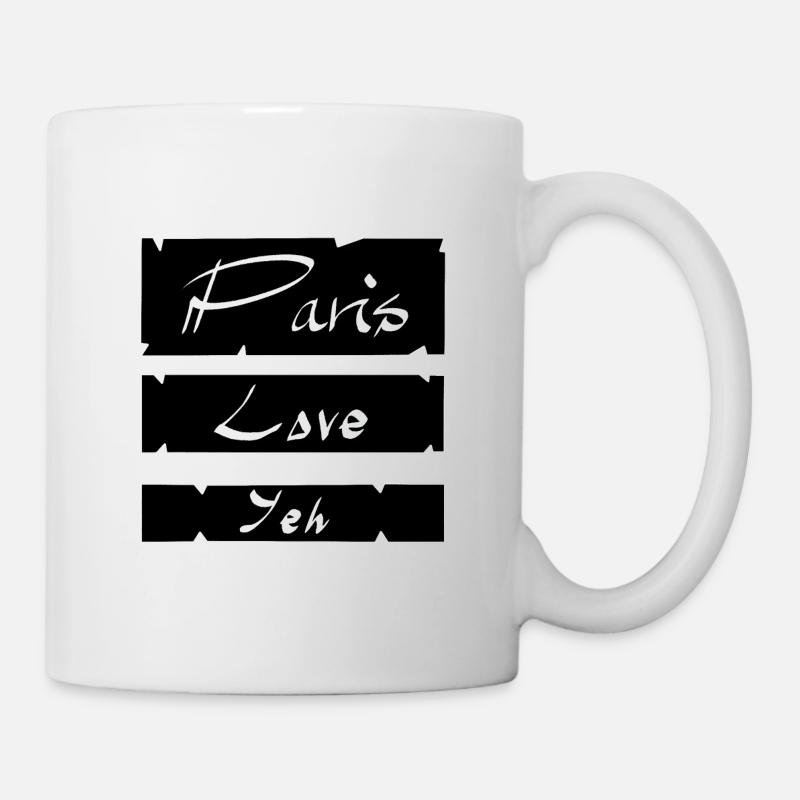 Paris Love Yeh - Mug blanc - blanc
