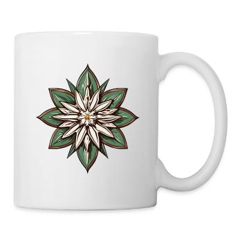 Edelweiss / Fleur des Alpes / Tradition / Haute Montagne - Mug blanc - blanc - Droite