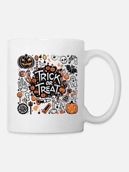 Trick or treat - Mug - white