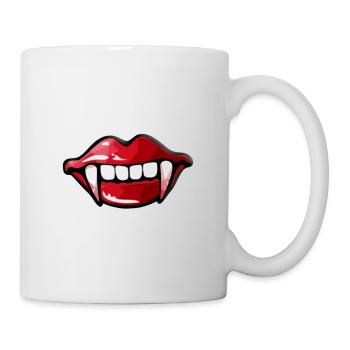 VAMPIR - HALLOWEEN - Tasse - Weiß - Rechts