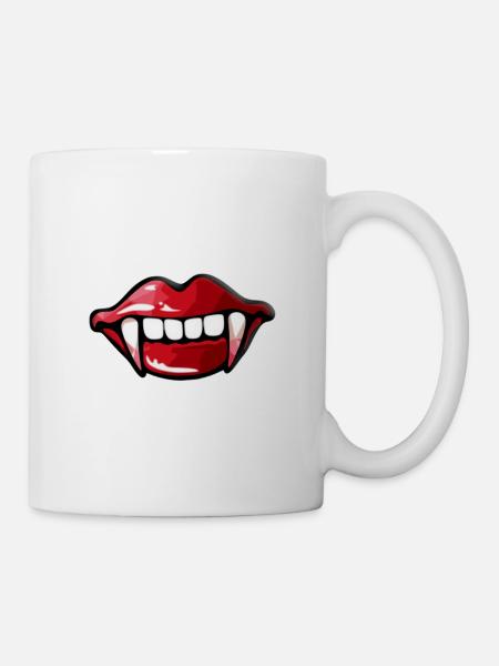 VAMPIR - HALLOWEEN - Tasse - Weiß