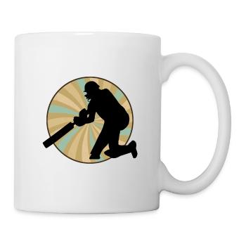 Pitcher Cricketteam Cricketspieler - Tasse - Weiß - Rechts