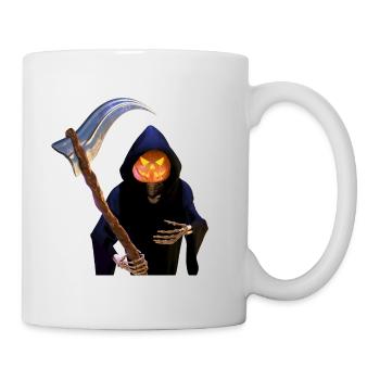 La Faucheuse pour Halloween - Mug blanc - blanc - Droite