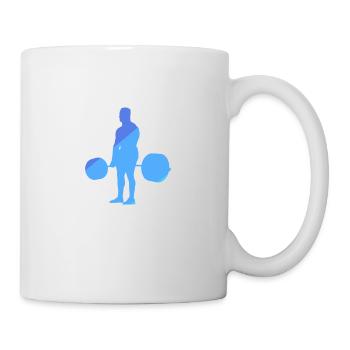 Weightlifting Gym Bodybuilding Kraftsport - Tasse - Weiß - Rechts