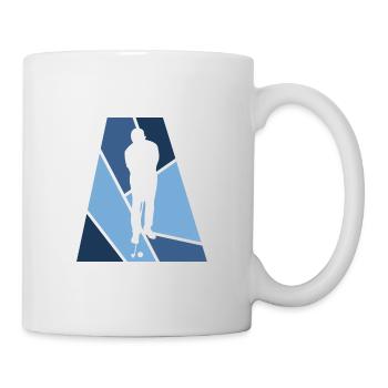 Golfball Golfer Golfen - Tasse - Weiß - Rechts