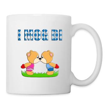 I MOG DI - BÄREN - BÄRCHEN - TEDDY - TEDDYBÄREN - Tasse - Weiß - Rechts