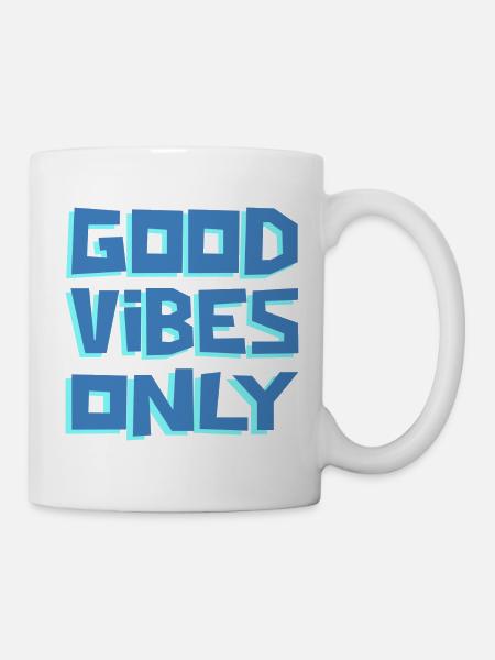 BON VIBZ SEULEMENT ! - Mug blanc - blanc