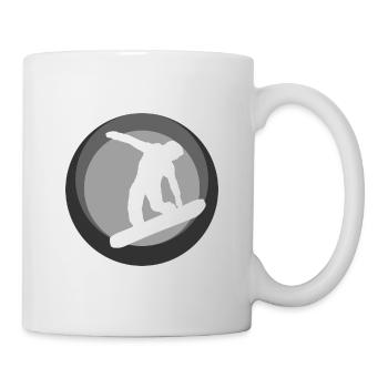 Snowboard Snowboarder Snowboard - Mug - white - Right