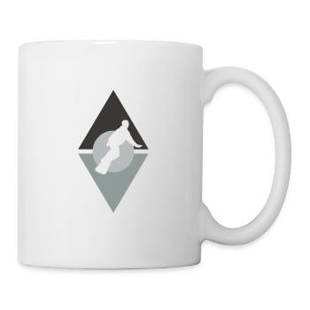 Snowboarding Snowboard Wintersport - Tasse - Weiß - Rechts