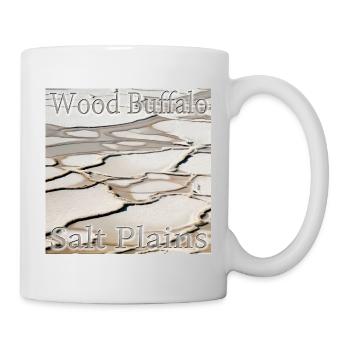 Marais salés dans le parc national Wood Buffalo - Mug blanc - blanc - Droite