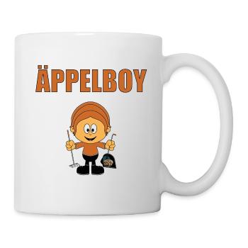 ÄPPELBOY - JUNGE - AUSMISTEN - STALL - PFERD - Tasse - Weiß - Rechts