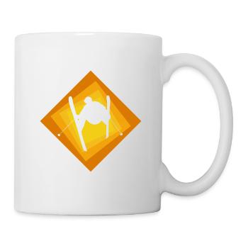 Skiing Skiers Skis - Mug - white - Right