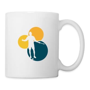Feldhockey Indoor - Tasse - Weiß - Rechts