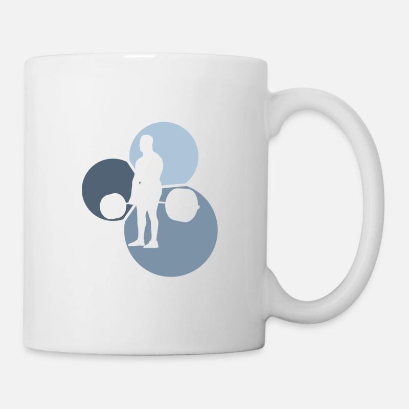 Deadlift Bodybuilding - Mug - white