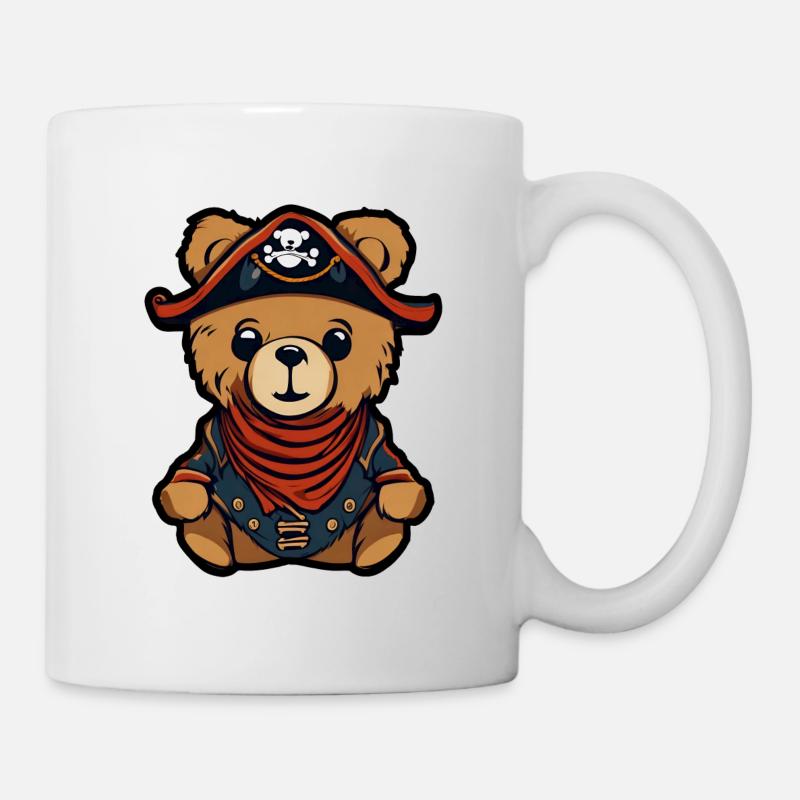Teddybär / Kuscheltier / Stofftier / Geschenkidee - Tasse - Weiß