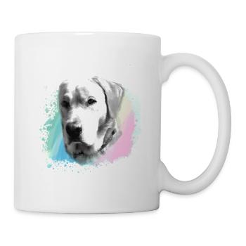 Labrador, Golden Retriever, graffit, painting - Mug - white - Right