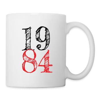 Millésime 1984 - Mug blanc - blanc - Droite