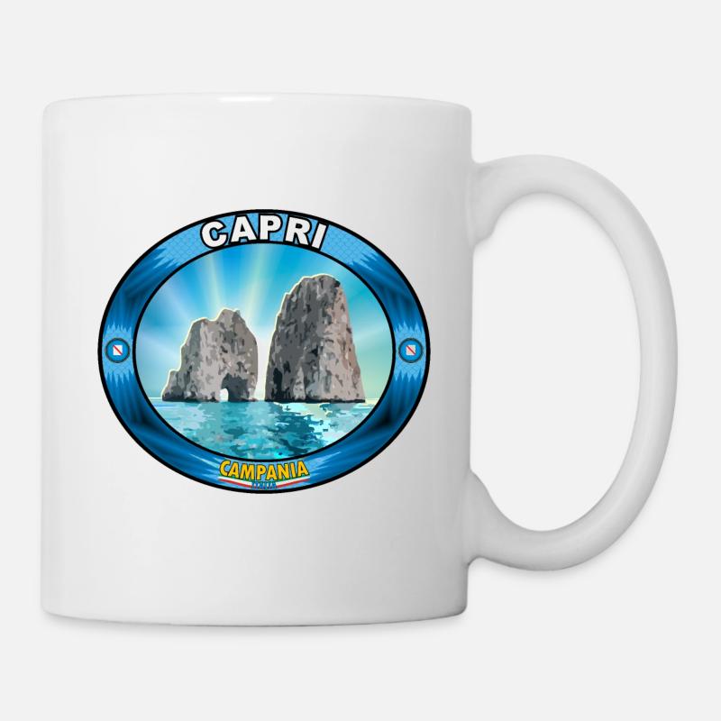 Capri Faraglioni - Mug blanc - blanc