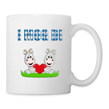 ZIEGEN - ZIEGE - LIEBE - LOVE - I MOG DI - Tasse - Weiß - Rechts